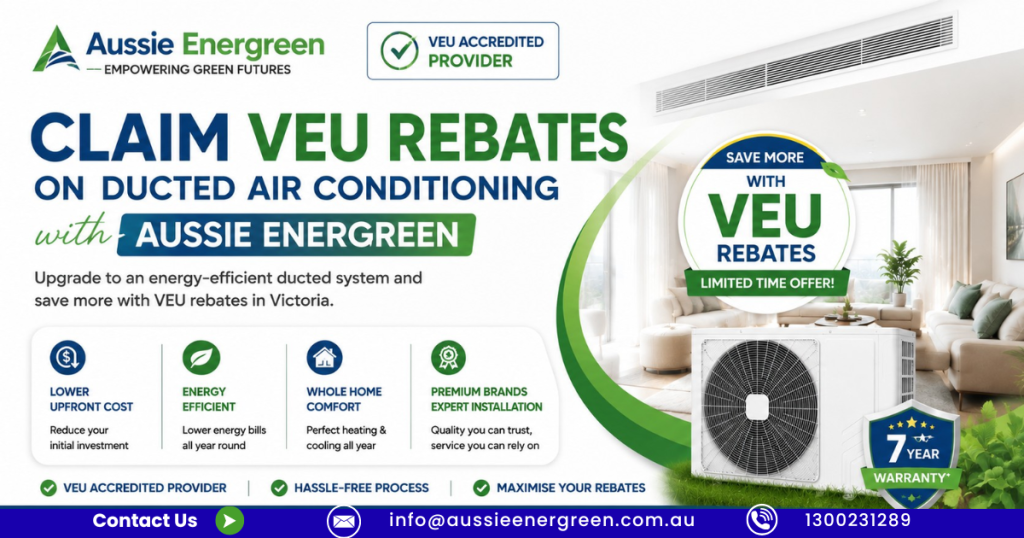 VEU Rebates on Ducted Air Conditioning