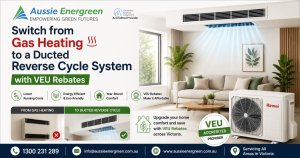 Gas Heating to a Ducted Reverse Cycle System