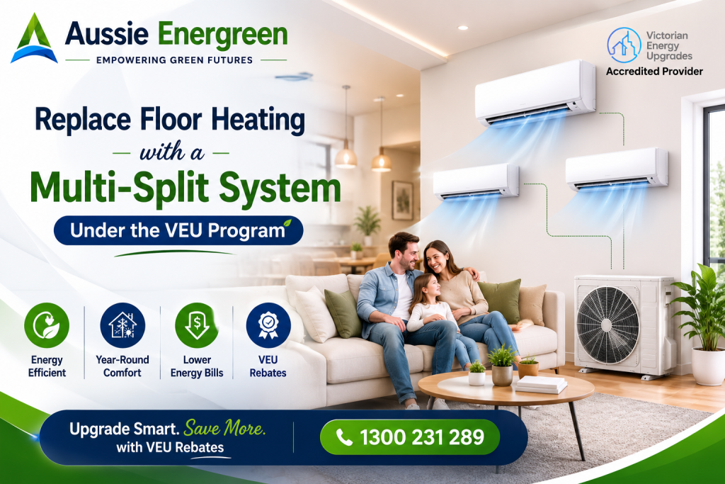 Floor Heating with a Multi-Split System