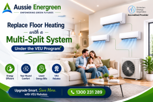 Floor Heating with a Multi-Split System