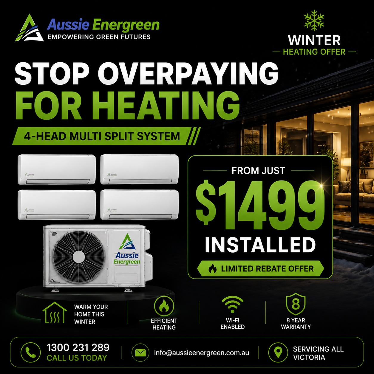 Split and multi-split system installation