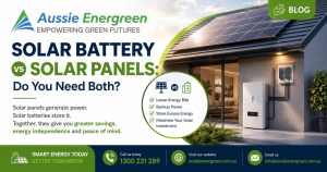 Solar Battery vs Solar Panels