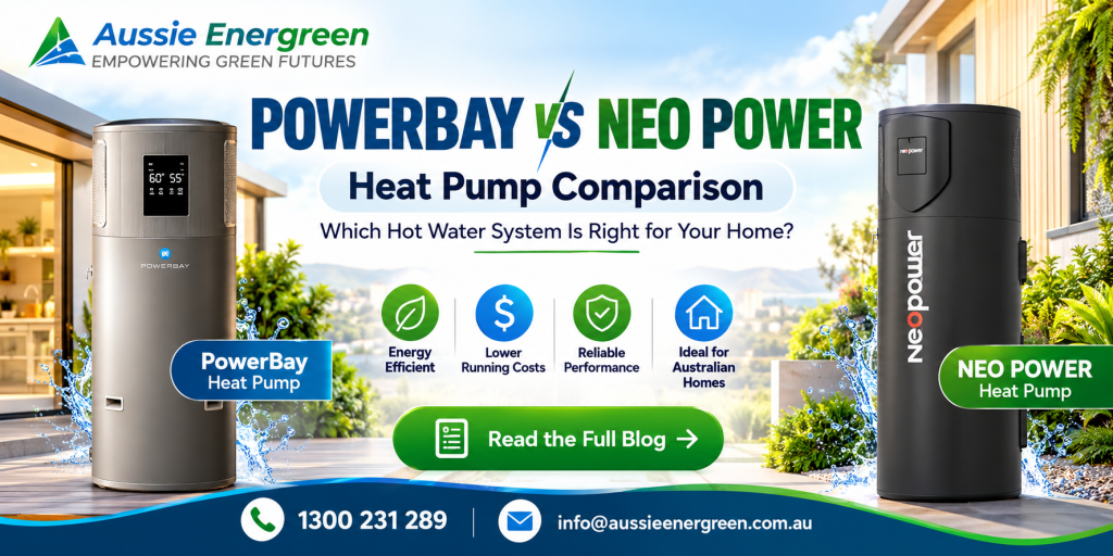 PowerBay vs NeoPower Heat Pump Hot Water Systems