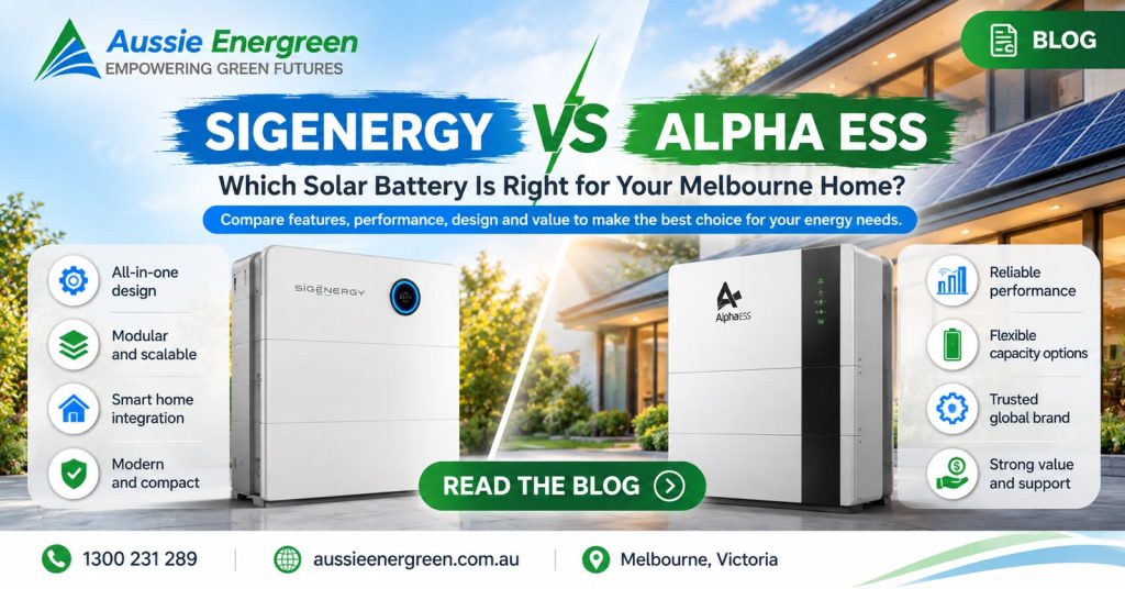 Sigenergy vs AlphaESS Solar Battery