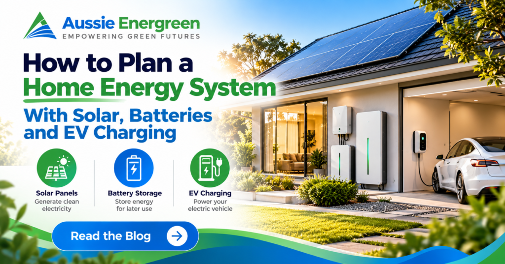 Home Energy System With Solar, Batteries & EV Charging