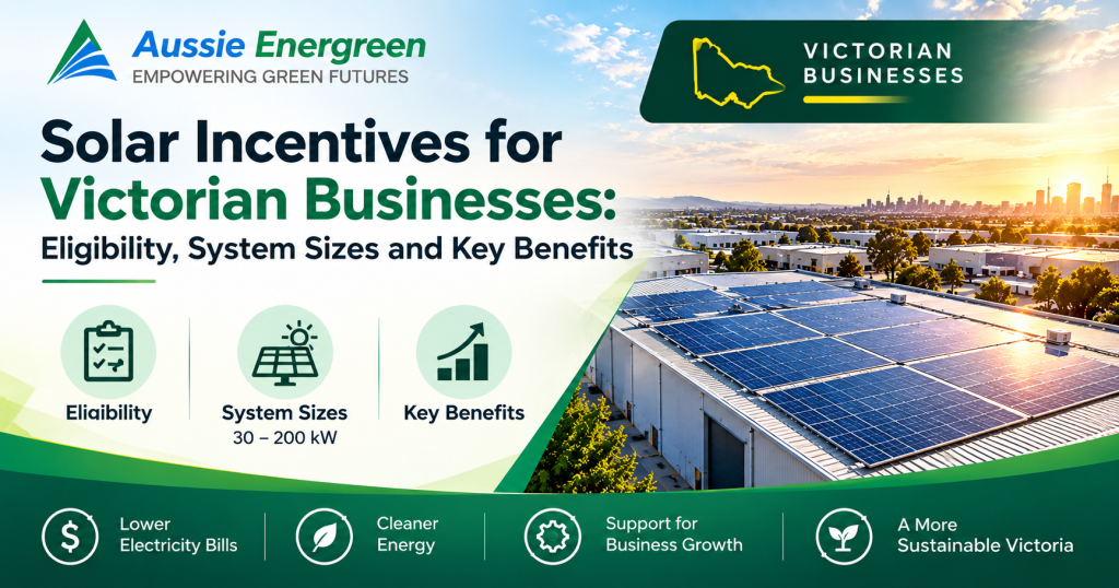 Solar Incentives for Victorian Businesses